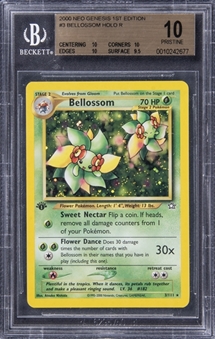 2000 Pokemon TCG 1st Edition Neo Genesis Holographic #3 Bellossom - BGS PRISTINE 10 - Pop 2
